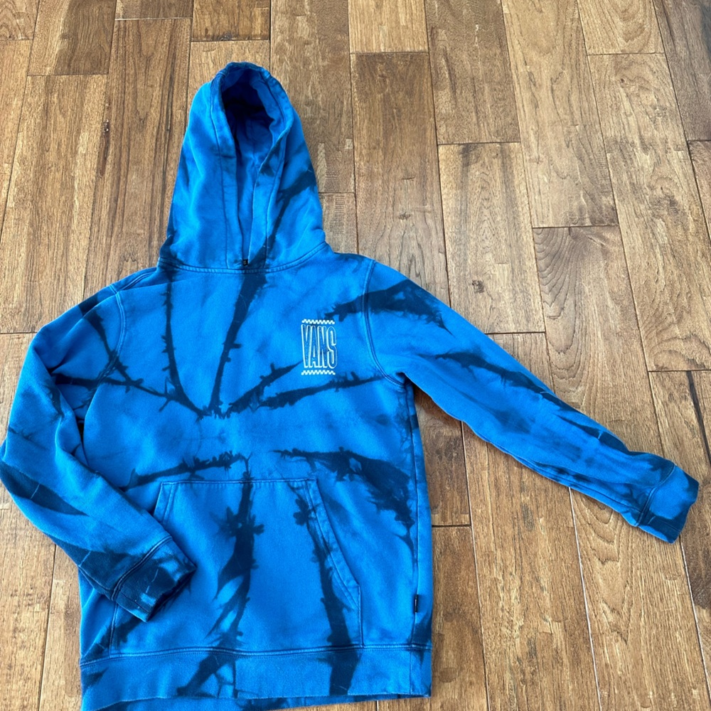 Vans boys blue sweatshirt size Medium